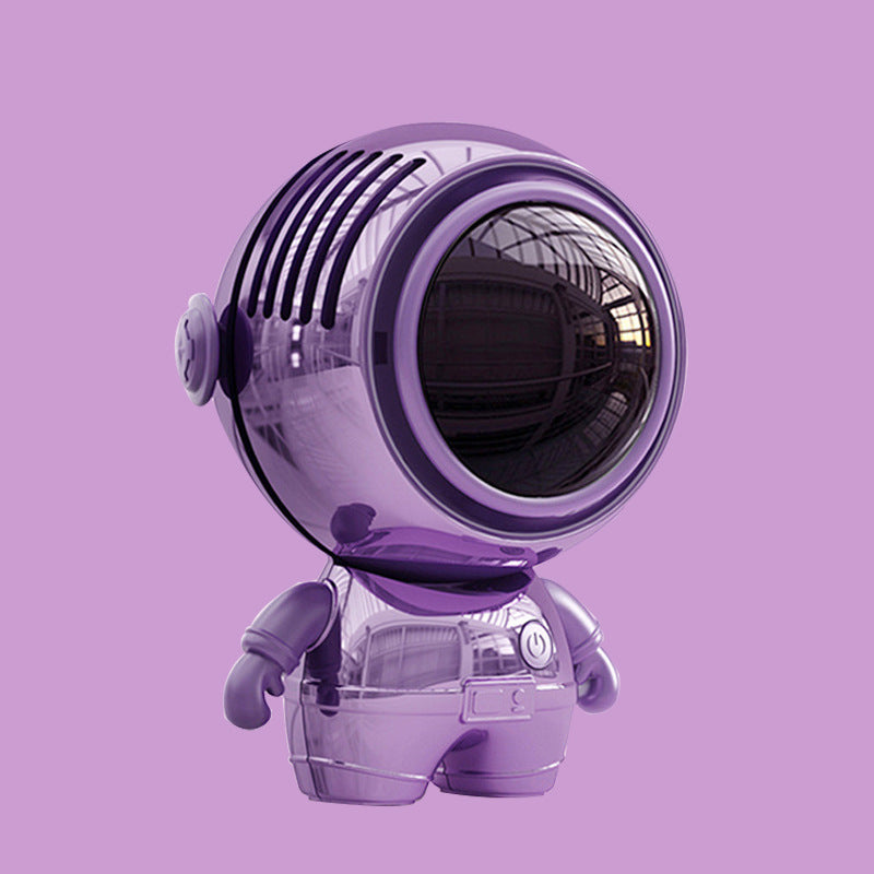 Mini Neck Hanging Fan Astronaut Handheld Air Cooler table Portable Bladeless Fan