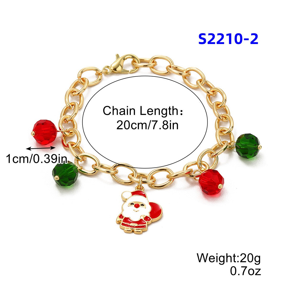 Mixed Assorted Beads clay beads Acrylic Crystal Glass Beads Pearls Round Spacer Beads Crafts Beads Bulk Beads with Elastic String for Necklace Bracelet Crafts Christmas Jewelry