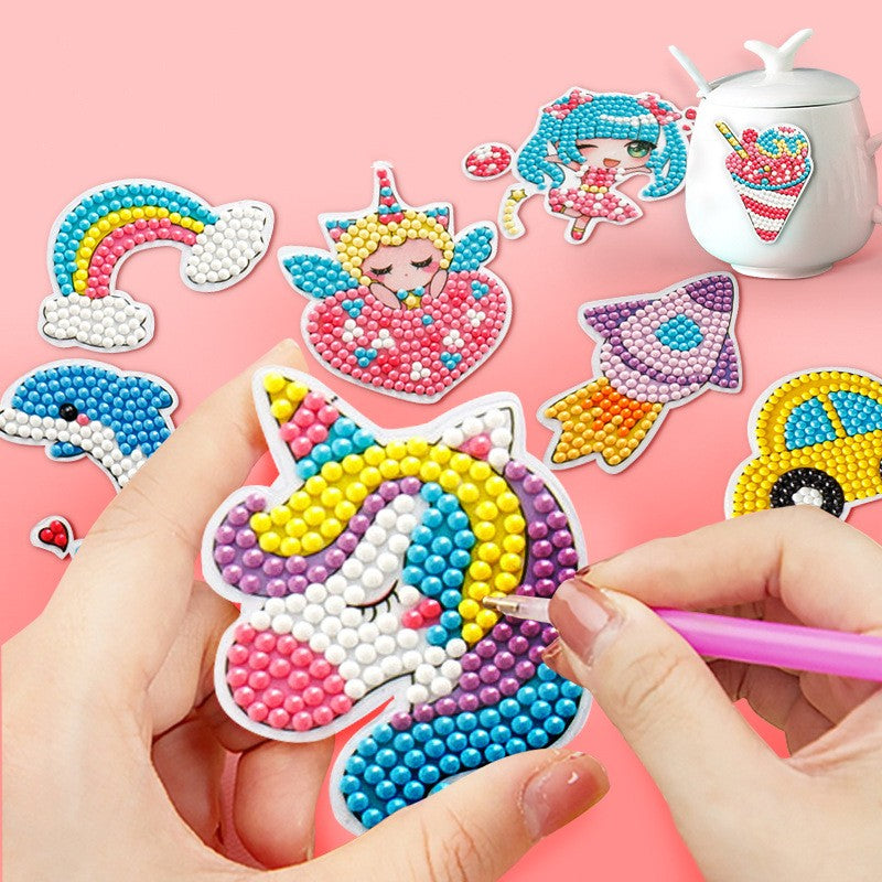 Diamond Painting Kits For Kids, Mosaic Stickers. Art Kits For Kids