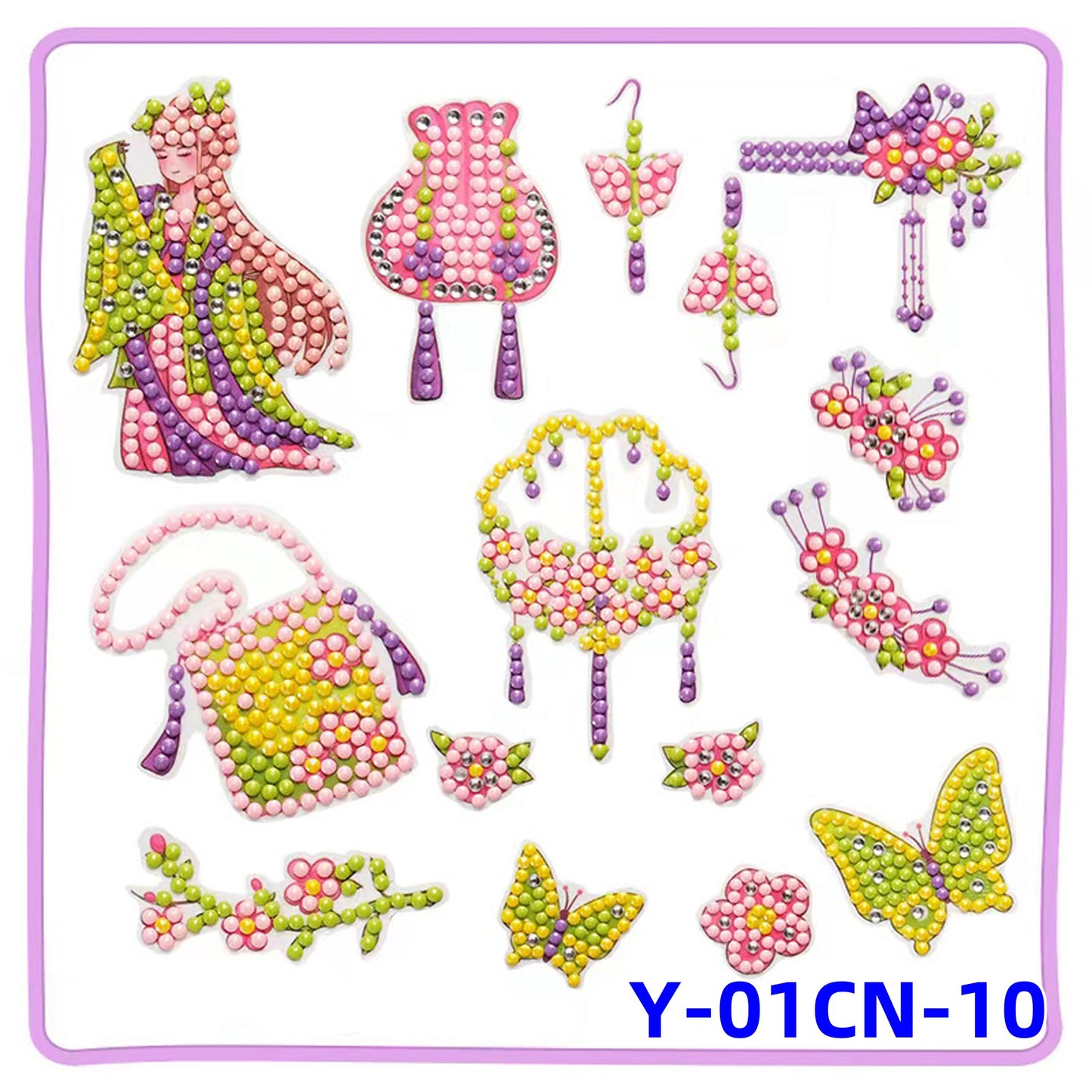 Diamond Painting for Kids with Frames, Mosaic Gem Sticker Art Projects Kits, Holiday Crafts Supplies Gifts for Girls Boys Ages 6 7 8 9 10 11 12