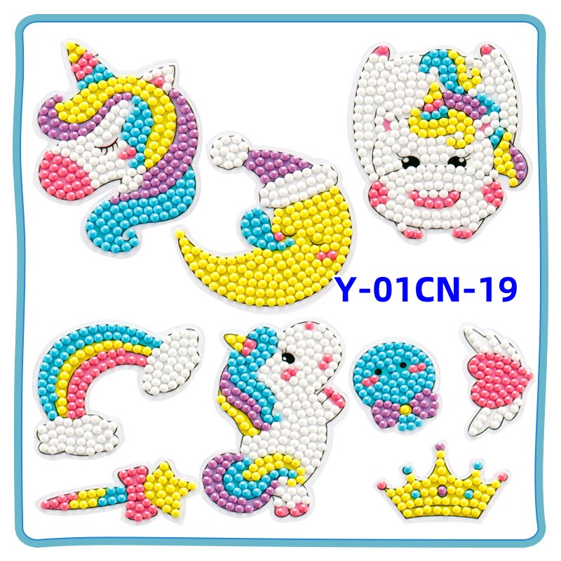 Diamond Painting for Kids with Frames, Mosaic Gem Sticker Art Projects Kits, Holiday Crafts Supplies Gifts for Girls Boys Ages 6 7 8 9 10 11 12