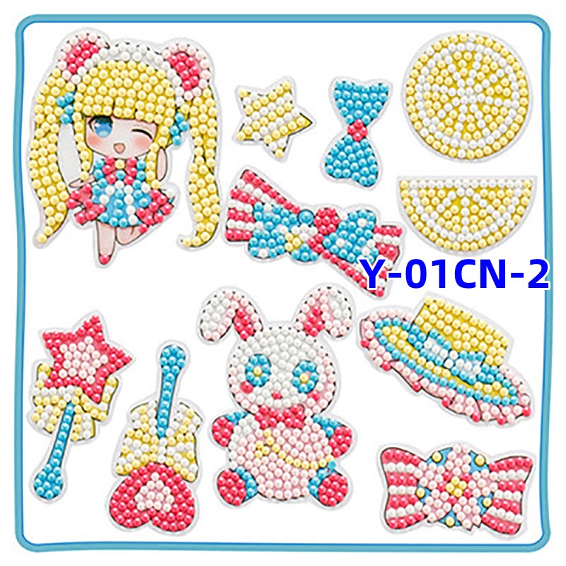 Diamond Painting for Kids with Frames, Mosaic Gem Sticker Art Projects Kits, Holiday Crafts Supplies Gifts for Girls Boys Ages 6 7 8 9 10 11 12