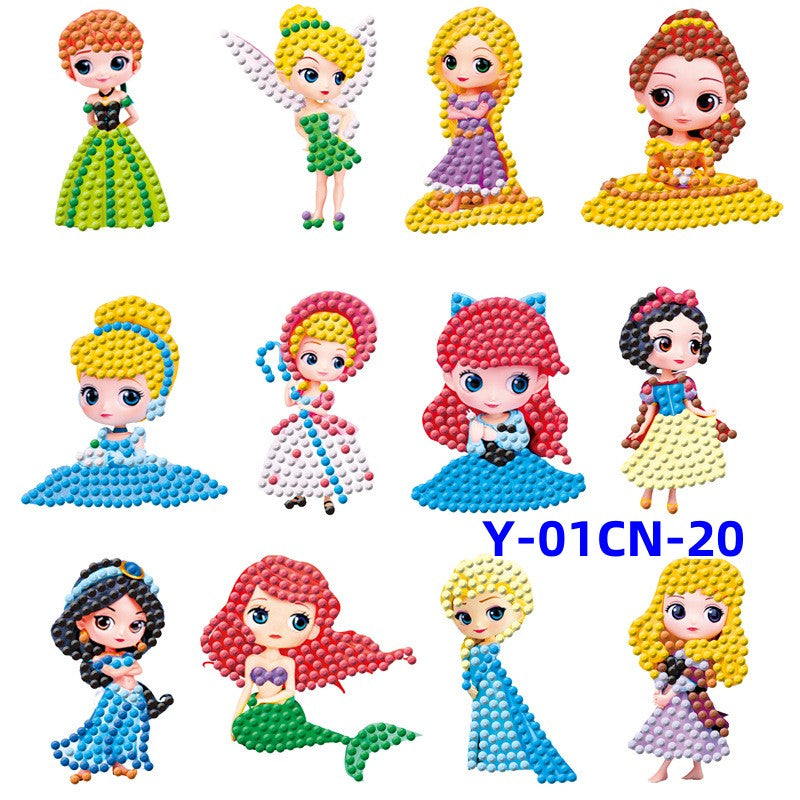 Diamond Painting for Kids with Frames, Mosaic Gem Sticker Art Projects Kits, Holiday Crafts Supplies Gifts for Girls Boys Ages 6 7 8 9 10 11 12