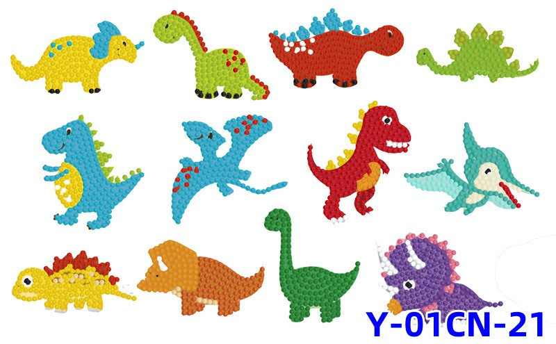 Diamond Painting for Kids with Frames, Mosaic Gem Sticker Art Projects Kits, Holiday Crafts Supplies Gifts for Girls Boys Ages 6 7 8 9 10 11 12