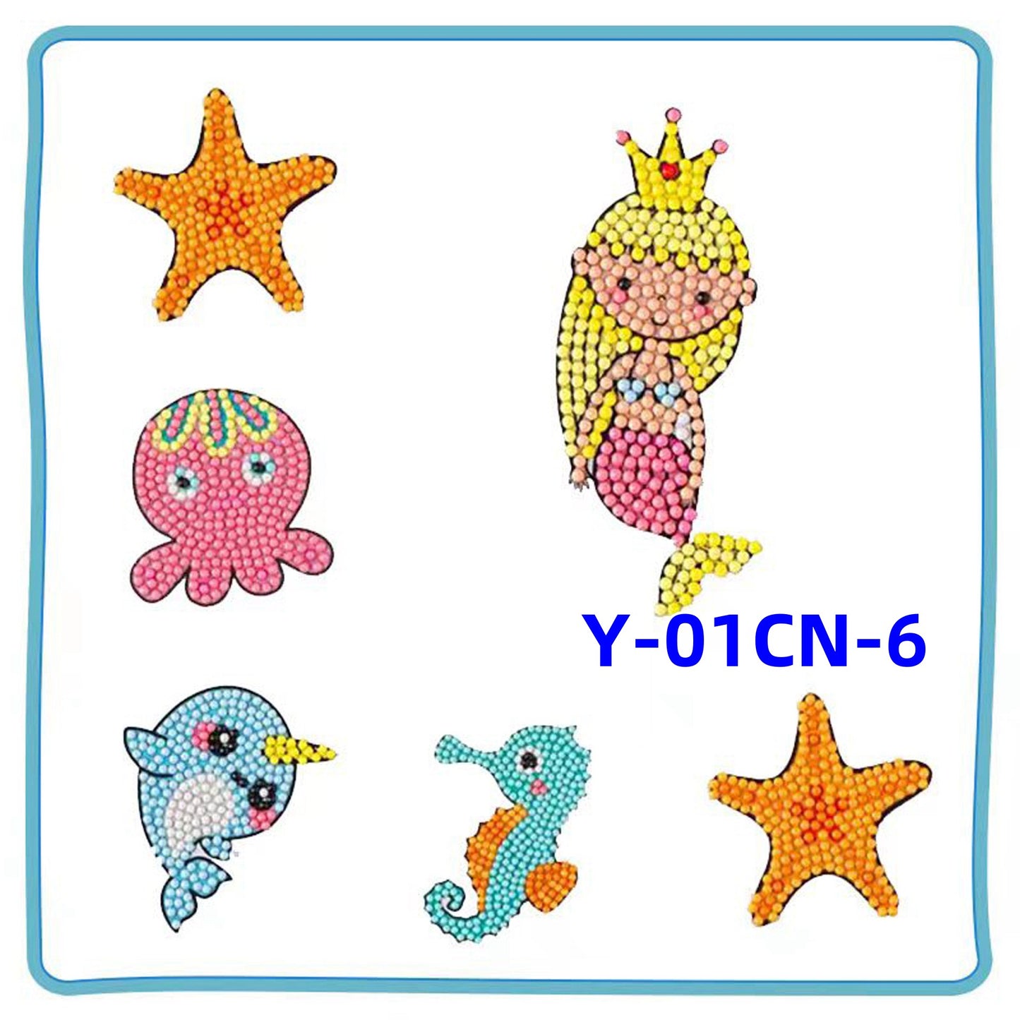 Diamond Painting for Kids with Frames, Mosaic Gem Sticker Art Projects Kits, Holiday Crafts Supplies Gifts for Girls Boys Ages 6 7 8 9 10 11 12