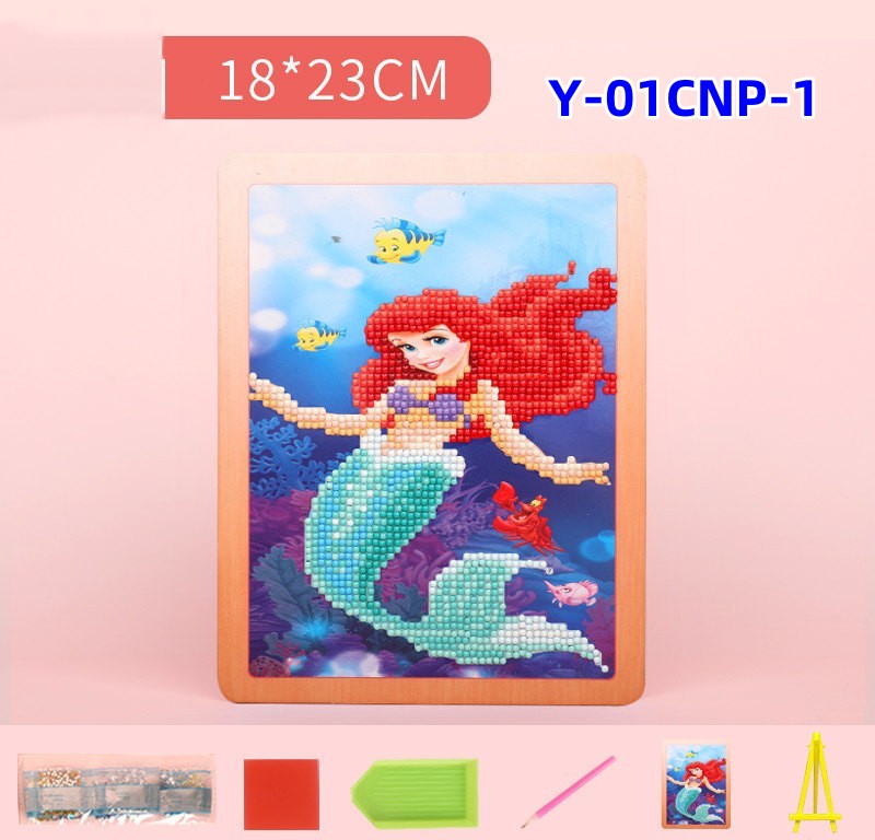 DIY Children's Free Stick Cartoon Diamond Painting, New Diamond Painting Kit for Kids, Diamond Stickers for Girls/Boys 6-12, Diamond Art Craft Stickers
