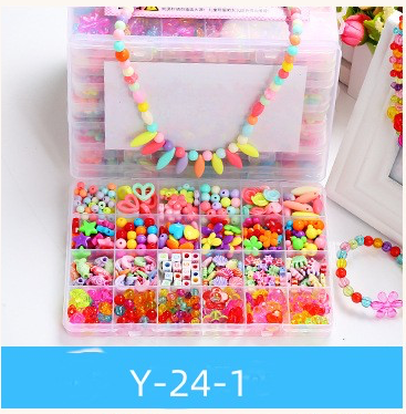Bead Kits for Jewelry Making - Craft Beads for Kids Girls Jewelry Making Kits Colorful Acrylic Girls Bead Set Jewelry Crafting Set