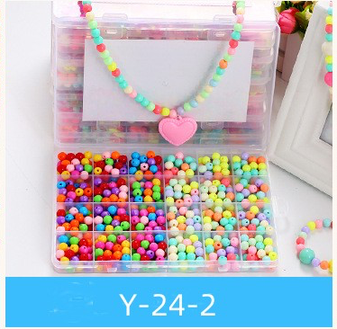 Bead Kits for Jewelry Making - Craft Beads for Kids Girls Jewelry Making Kits Colorful Acrylic Girls Bead Set Jewelry Crafting Set