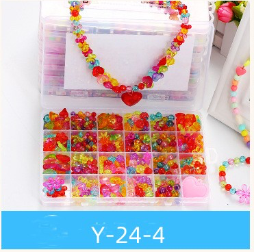 Bead Kits for Jewelry Making - Craft Beads for Kids Girls Jewelry Making Kits Colorful Acrylic Girls Bead Set Jewelry Crafting Set