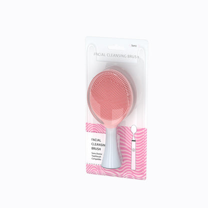 Soft silicone facial cleansing brush facial massage tool suitable for Philips toothbrush facial mod