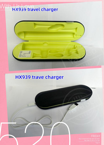 Philips Toothbrush Diamond HX93 Series Charger Rechargeable Travel Case USB charger