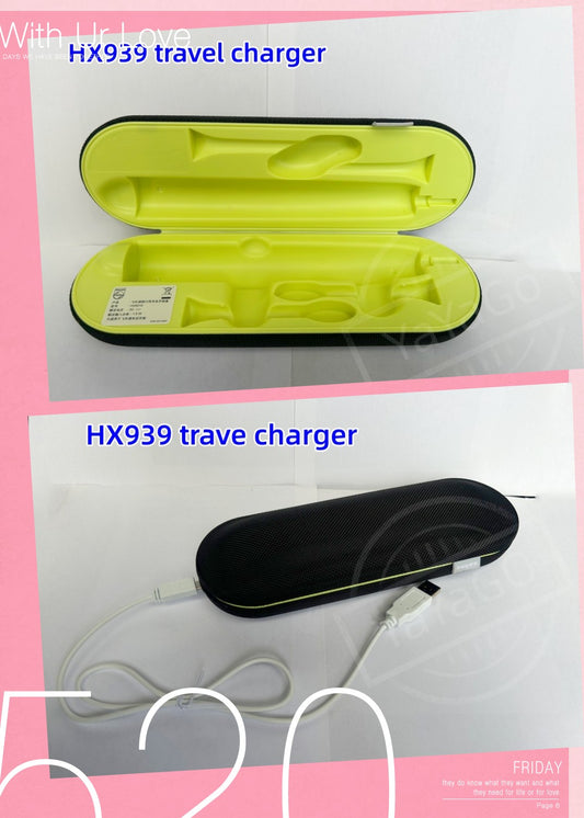 Philips Toothbrush Diamond HX93 Series Charger Rechargeable Travel Case USB charger