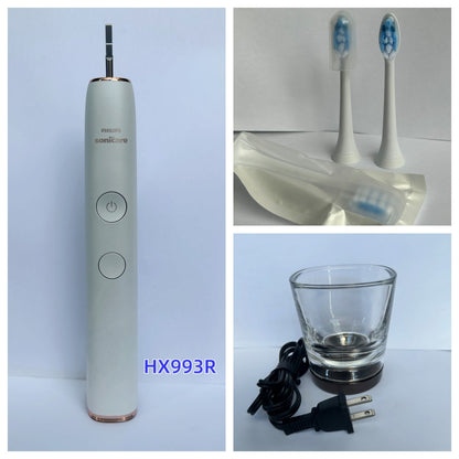 NEW Philips Sonicare DiamondClean Electric Toothbrush Handle Only HX993R white toothbrush