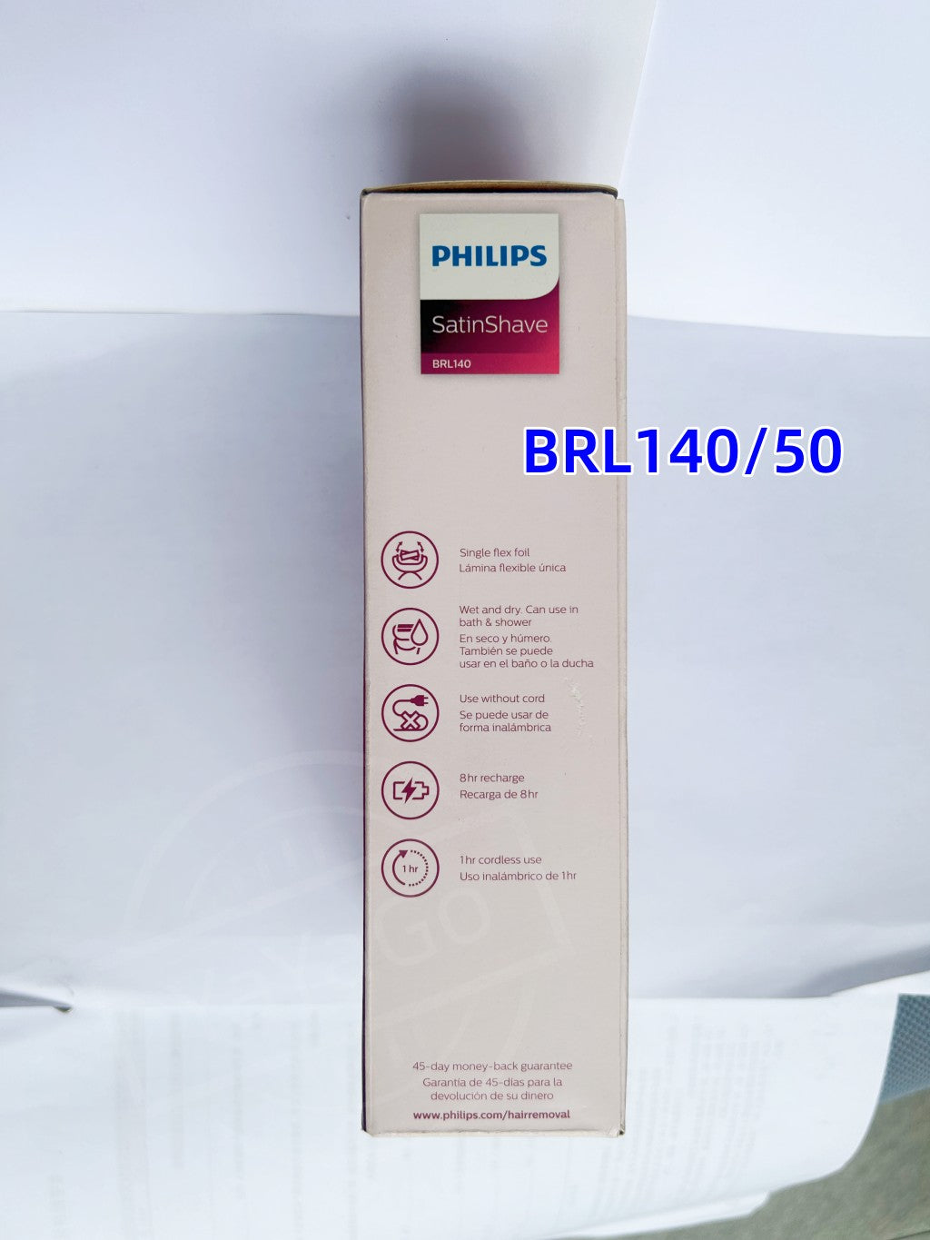 lady Shave Philips SatinShave BRL140/50 Lady Man Body Hair Remover Hair Portable Female Hair Trimmer