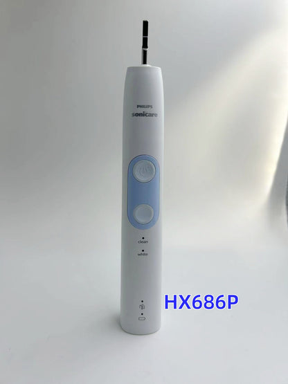 Philips Sonicare elektrischer Zahnbürstengriff Optimal Clean HX686P weiße Glühbirne NEU 
