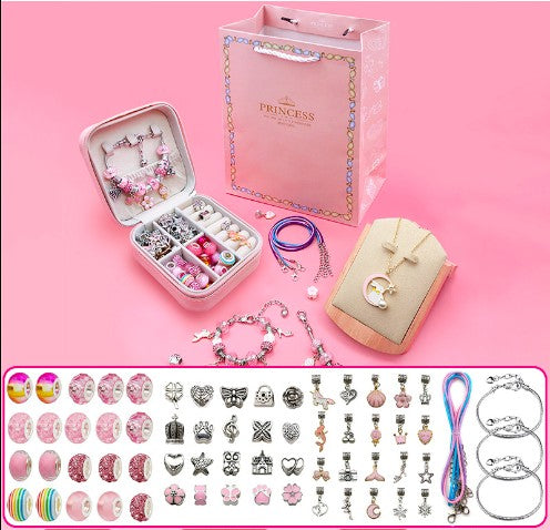 Charm Bracelet Making Kit Including Jewelry Colorful clasp