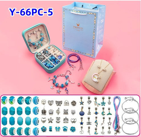 LaYaya Charm Bracelet Making Kit, 66 Pcs Jewelry Making Supplies